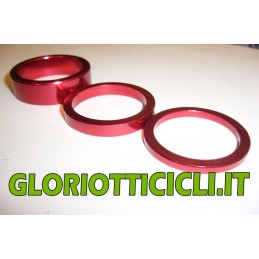 KIT 5 THICKNESSES STEERING SERIES 1 1/8 RED