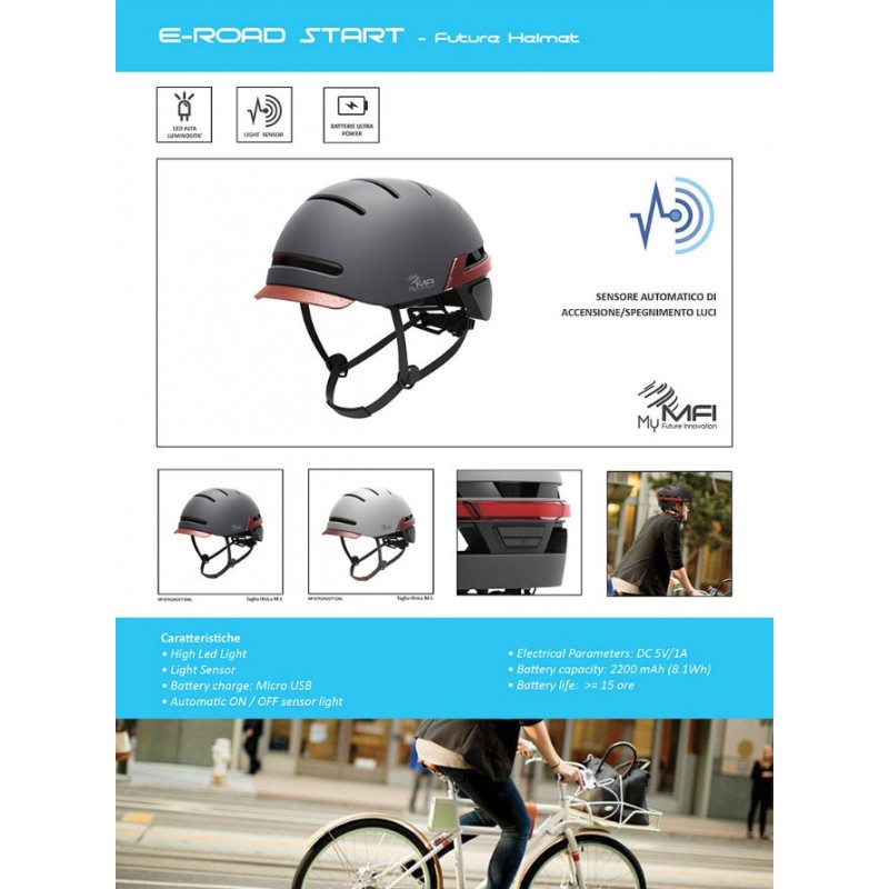 CASCO E-ROAD START WITH INTEGRATED LIGHTS