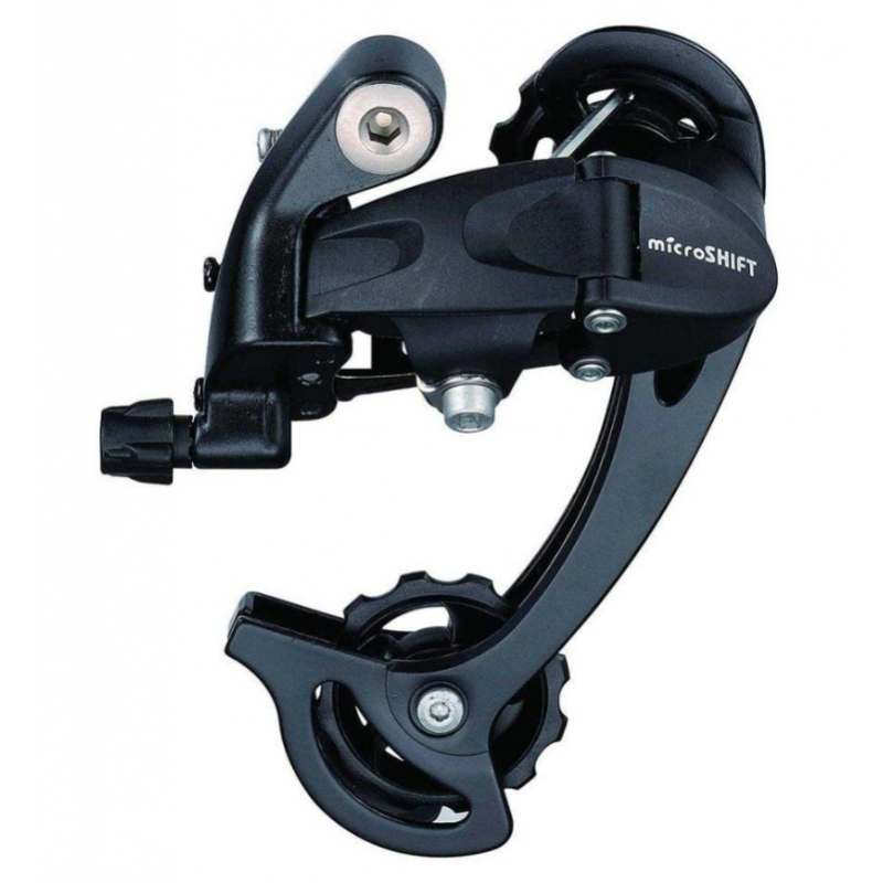 REAR DERAILER MTB 8 V LONG BLACK CAGE
