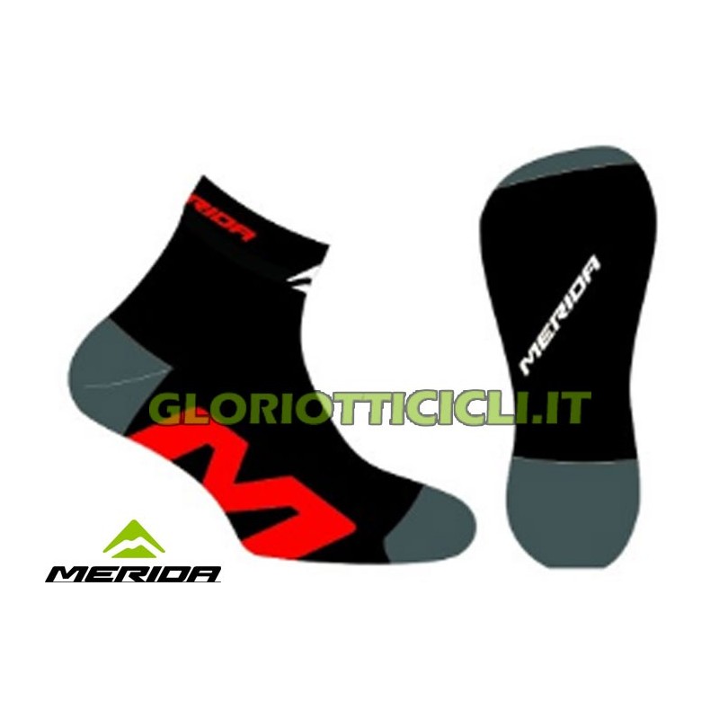 COPPIA CALZE BLACK/RED 2014
