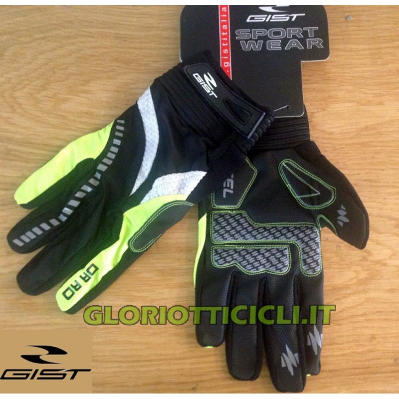 FREE RIDE GLOVES DR YELLOW FLUO