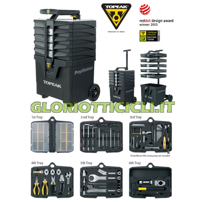 PORTABLE TROLLEY CHEST OF DRAWERS WITH 40 PROFESSIONAL TOOLS