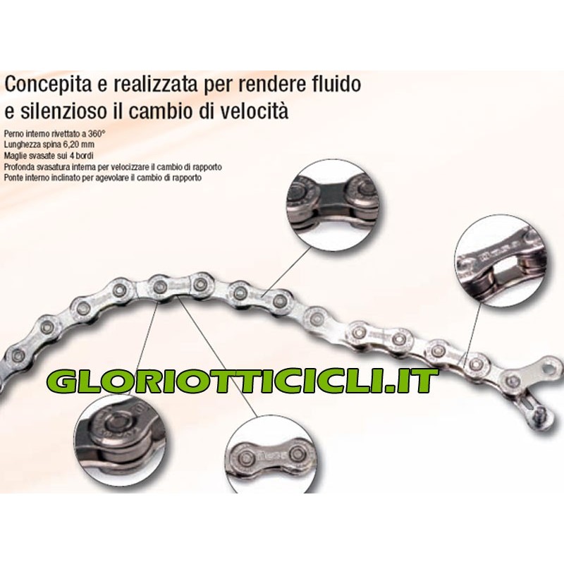 DECA 101 SILVER 10 SPEED CHAIN